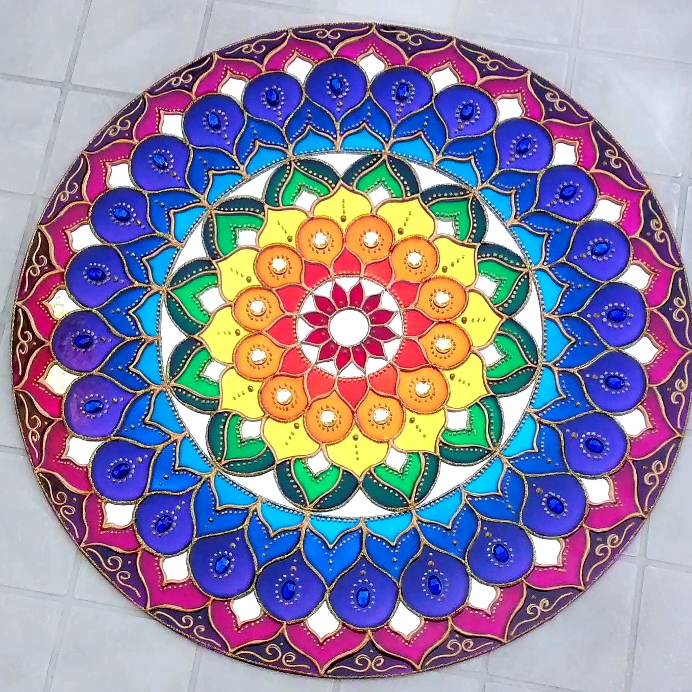 MANDALAS EM VITRAL
