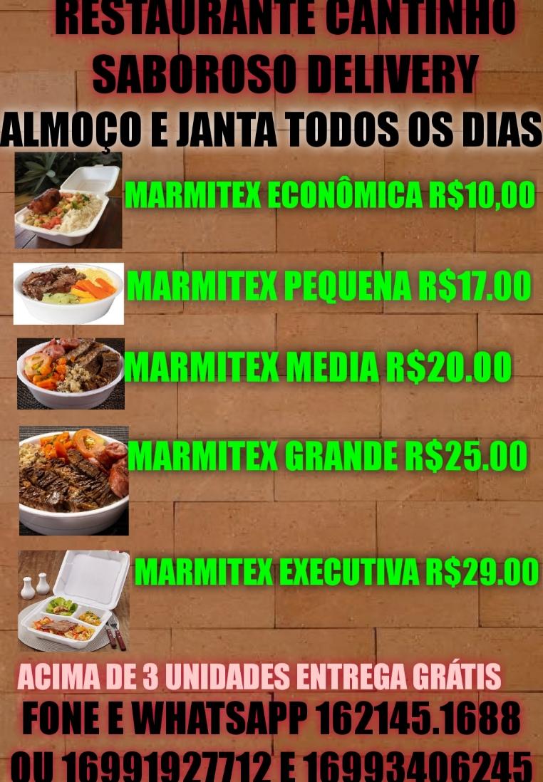 RESTAURANTE CANTINHO SABOROSO DELIVERY LTDA 