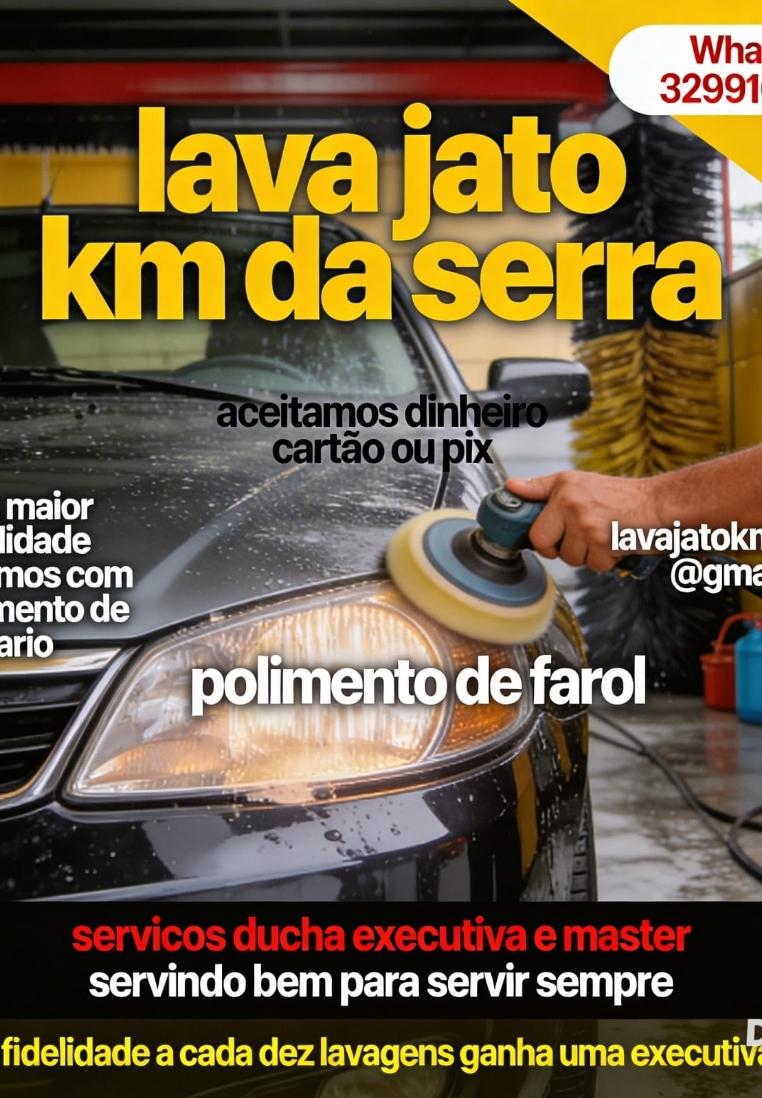 Lava jato km da serra
