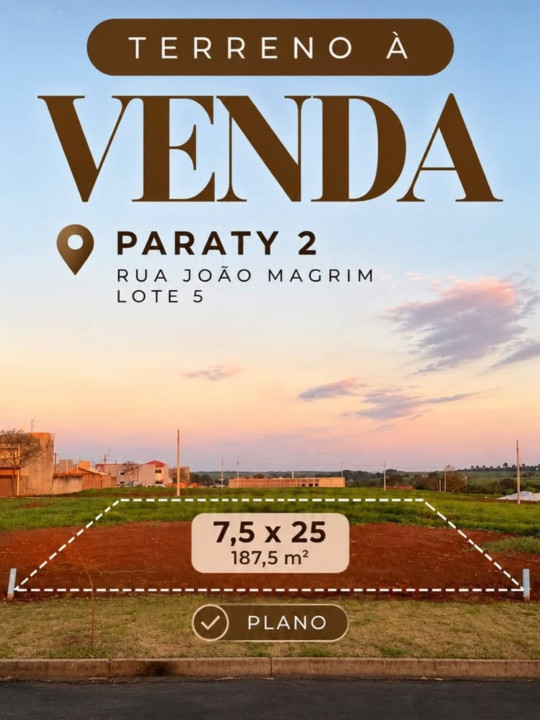 Terreno à venda no Jardim Paraty II, Cordeirópolis, foto 1