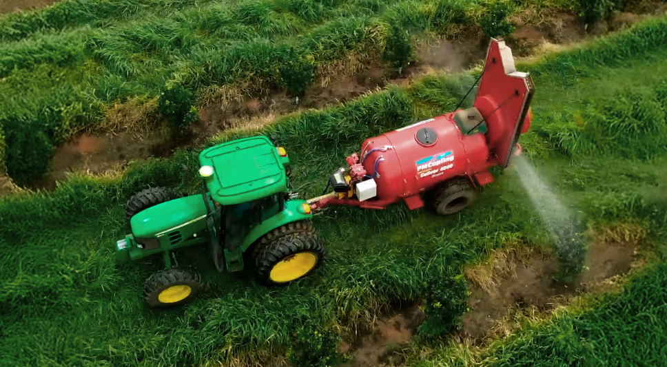 Aplicação de pulverização