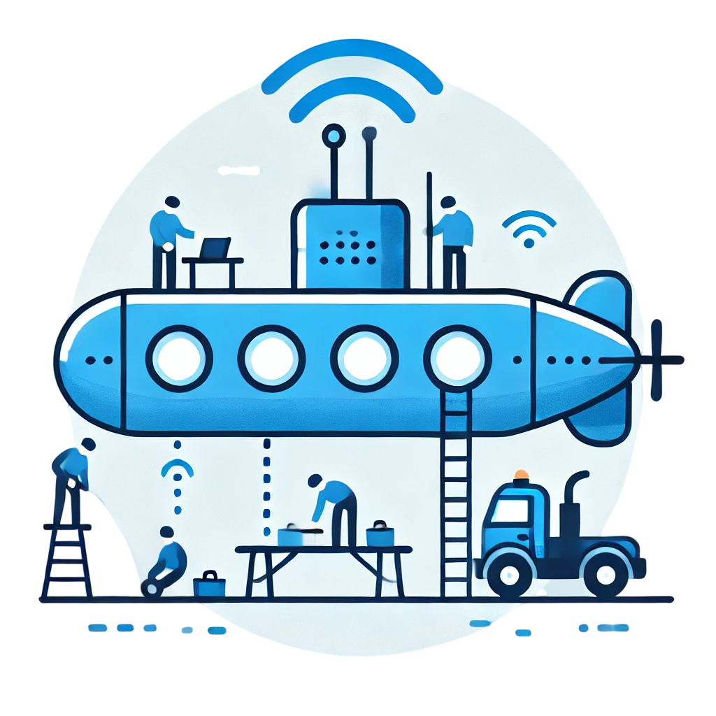 Logo with Maintenance Icon