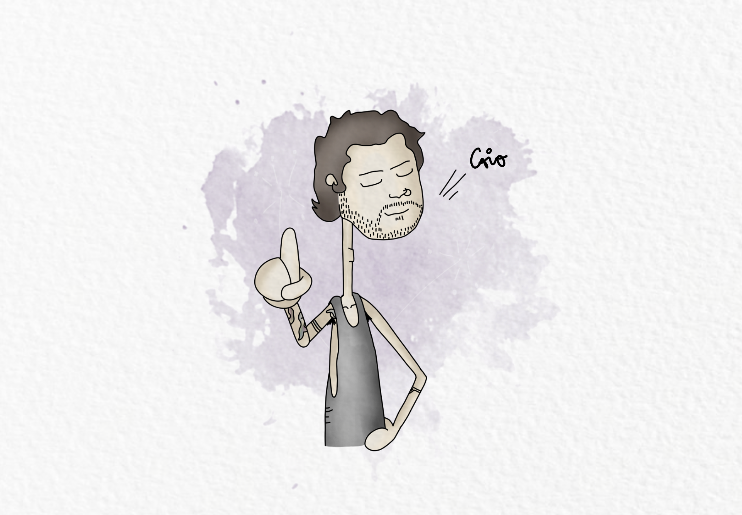 Desenho personagens e escrevo suas histórias