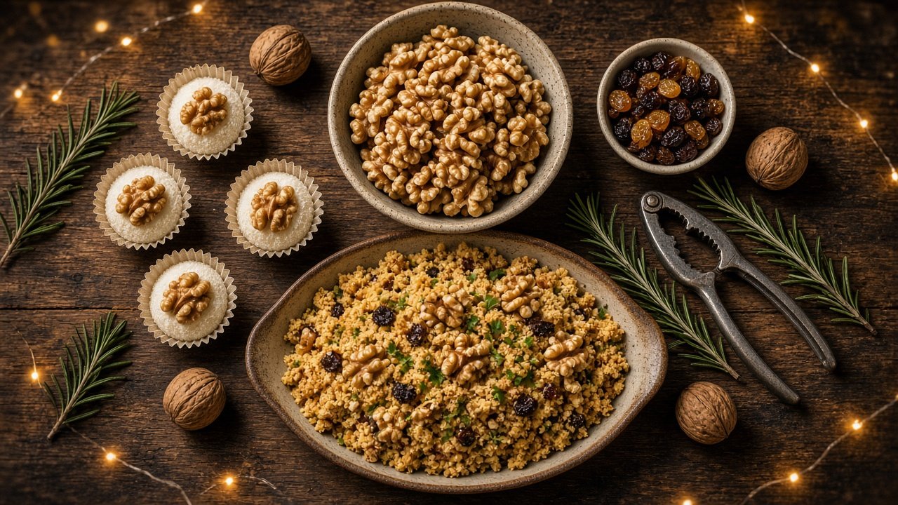 Nozes na ceia de Natal: como escolher e 3 receitas fáceis