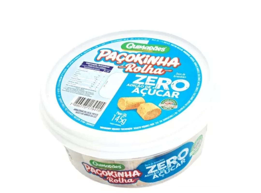 PAÇOKINHA ROLHA ZERO POTE 145 g (guimaraes)