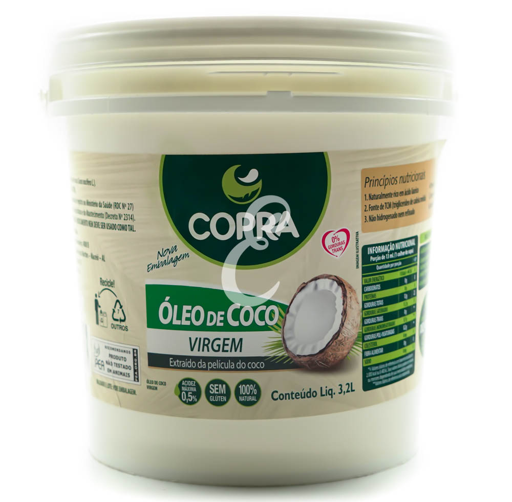 OLEO DE COCO SEM SABOR COPRA BALDE 3,2L
