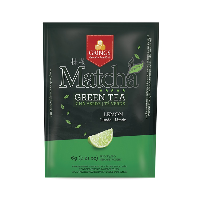 MATCHA DETOX DE LIMÃO GRINGS 6g