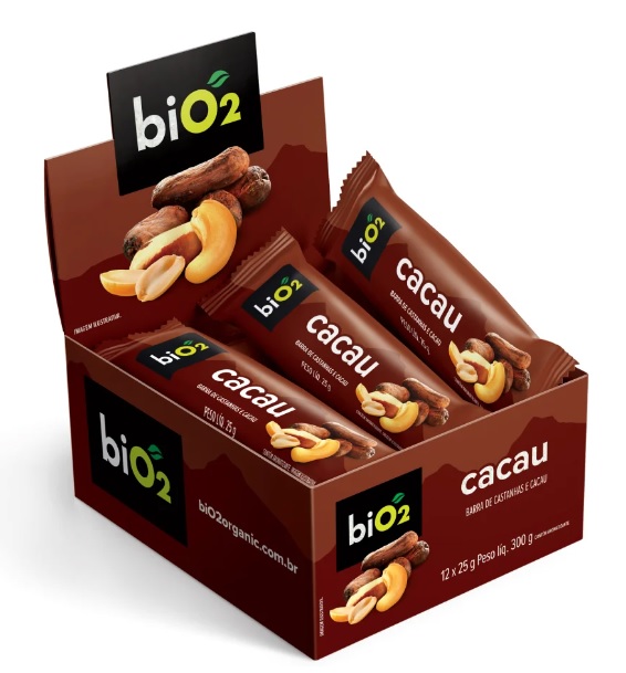 bio2 7 NUTS Castanha e cacau 25g (Vegana)