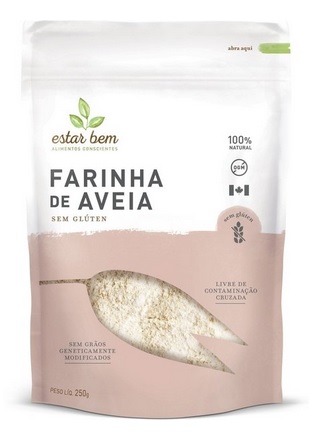 FARINHA DE AVEIA S/GLUTEN POUCH 250g