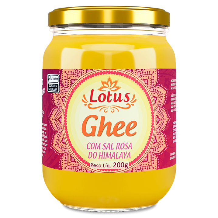 MANTEIGA GHEE C/ SAL ROSA 200g LOTUS