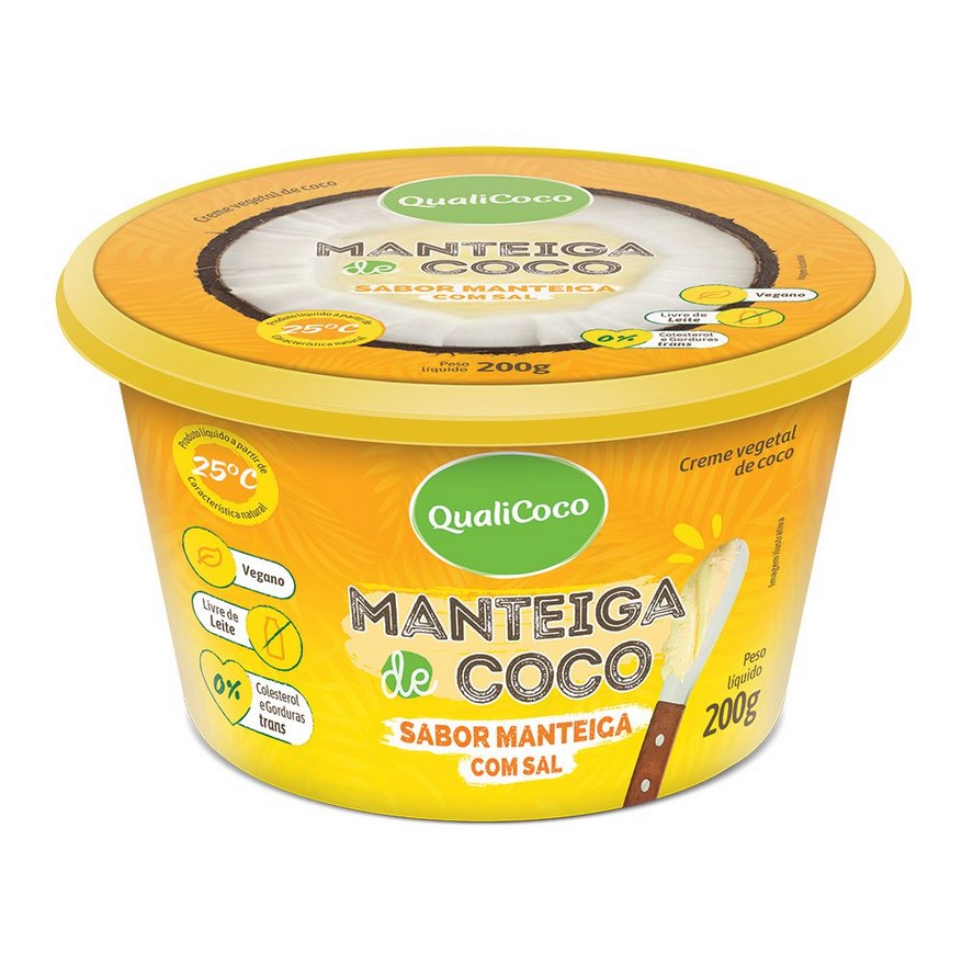 MANTEIGA DE COCO C/ SAL 200g (QUALICOCO)