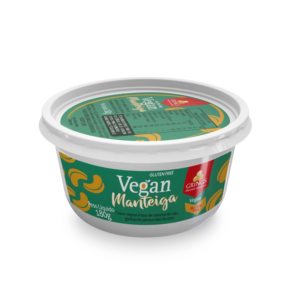 MANTEIGA VEGAN GRINGS 180g