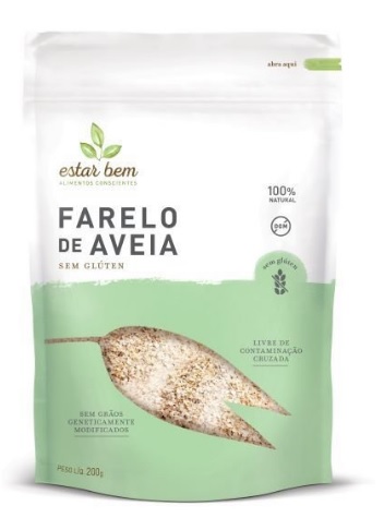 FARELO DE AVEIA SEM GLUTEN POUCH 200g