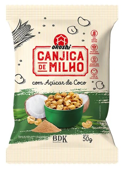 PIPOCA CANJICA C/ACUCAR COCO 50g
