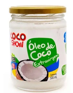 OLEO DE COCO 500ML EXTRA VIRGEM SHOW ( copra)