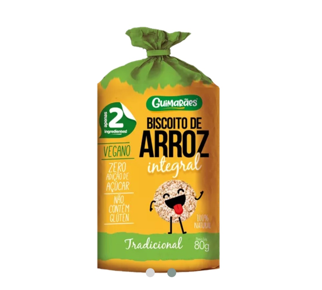 BISCOITO ARROZ INTEGRAL TRADICIONAL 80g