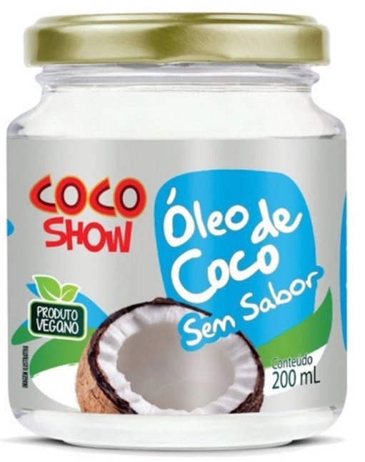 OLEO DE COCO 200ML SEM SABOR SHOW (copra)