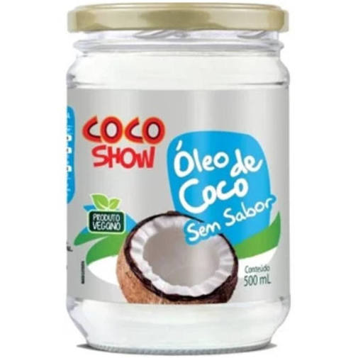 OLEO DE COCO 500ML SEM SABOR SHOW (copra)