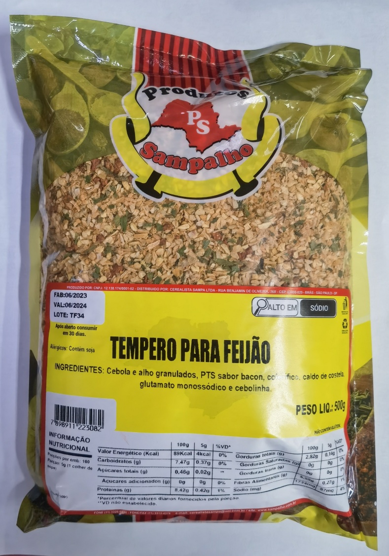 TEMPERO PARA FEIJÃO
