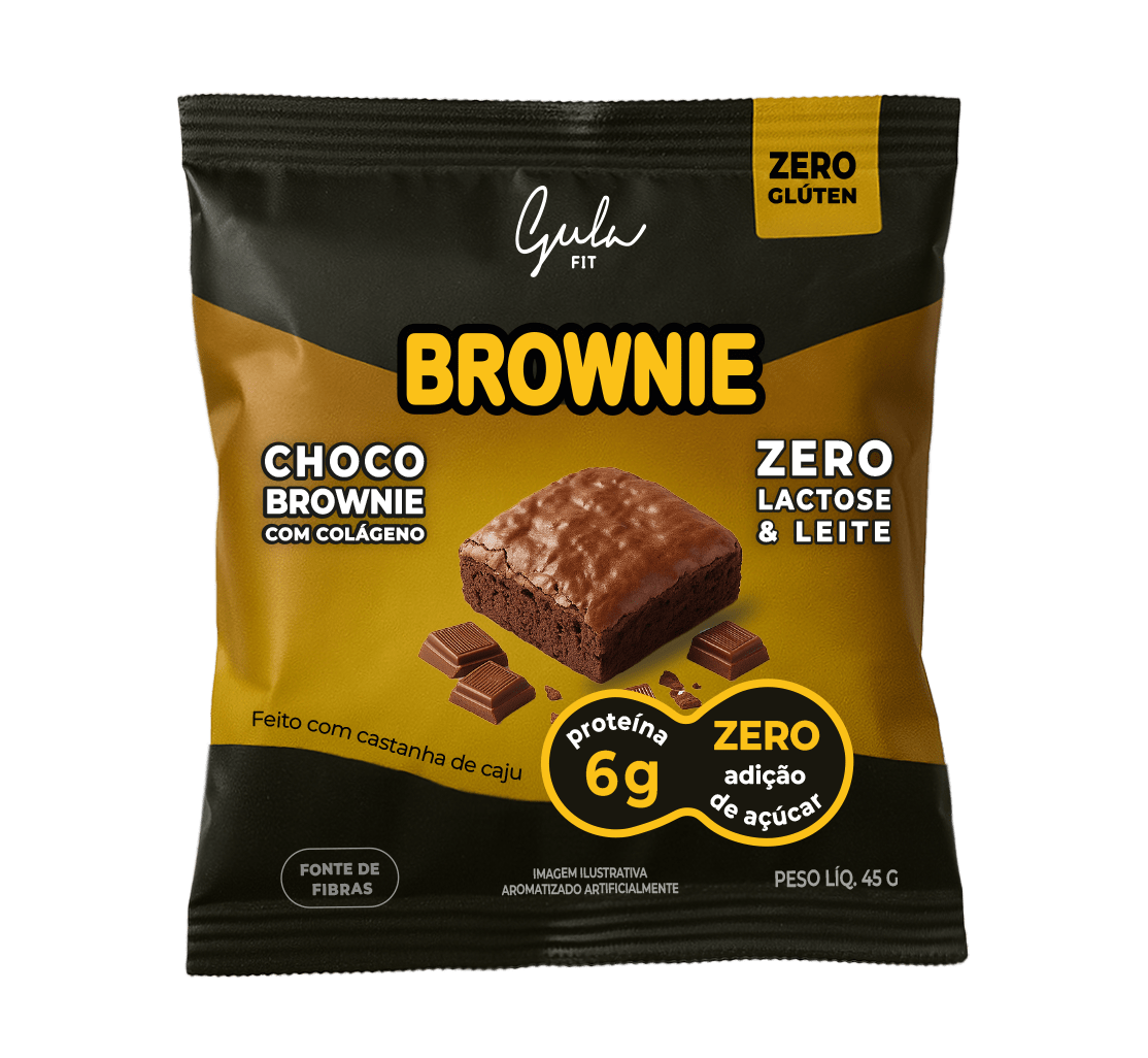 BROWNIE 45g ZERO LACTOSE/LEITE GULA FIT