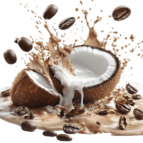LEITE DE COCO COM CAFE EM PÓ (Vegan)