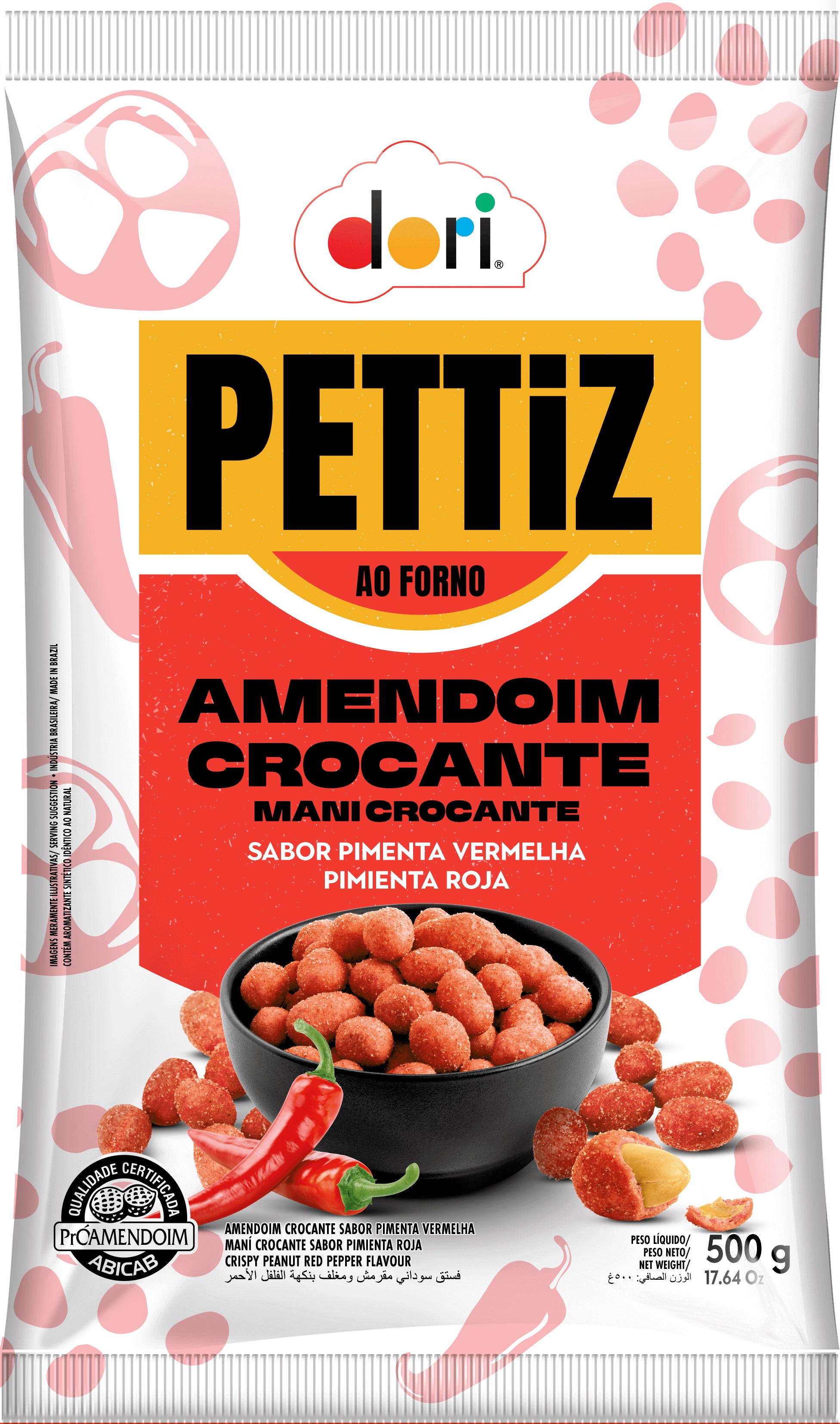 AMENDOIM PIMENTA PETTIZ (DORI) 1,010Kg