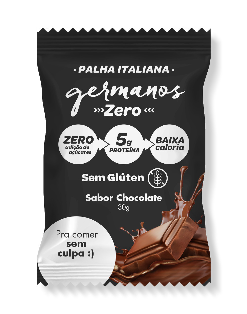 PALHA ITALIANA ZERO CHOCOLATE 30g