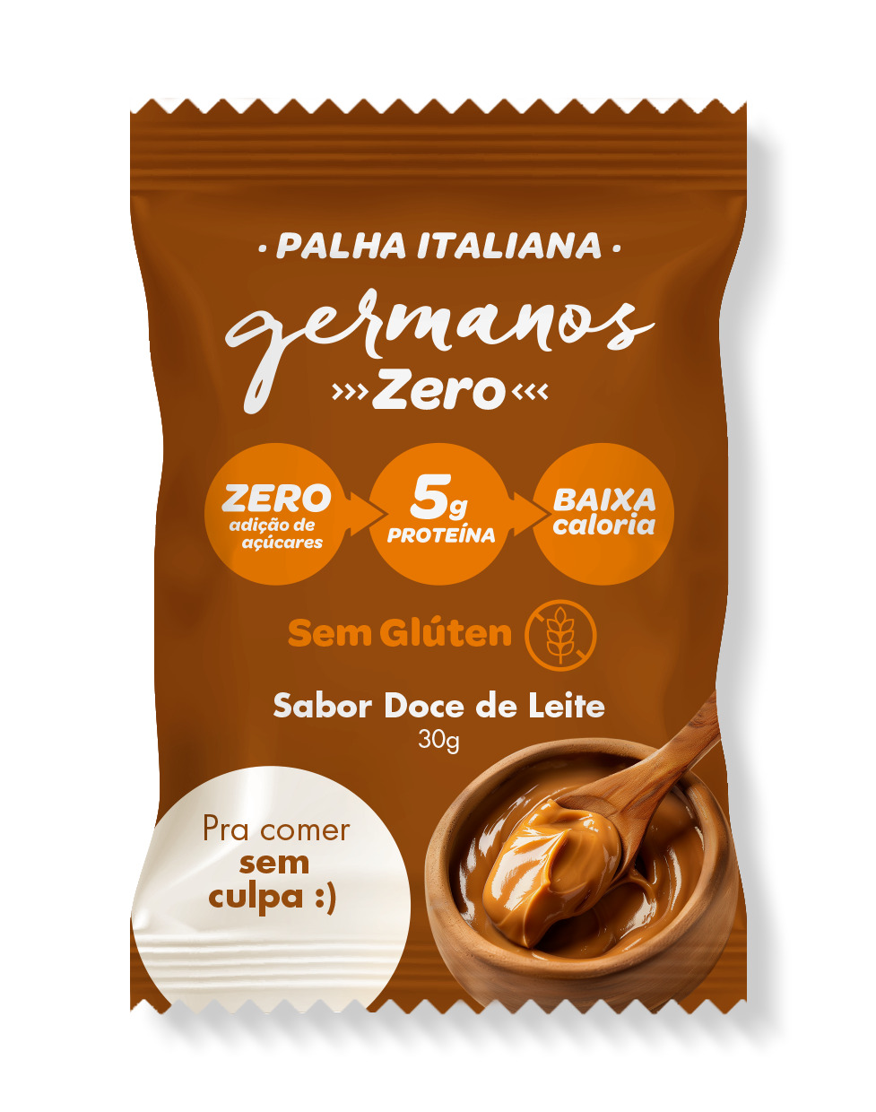 PALHA ITALIANA ZERO DOCE DE LEITE 30g