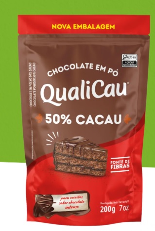 CHOCOLATE EM PÓ 50% CACAU QUALICOCO atacado Elmar