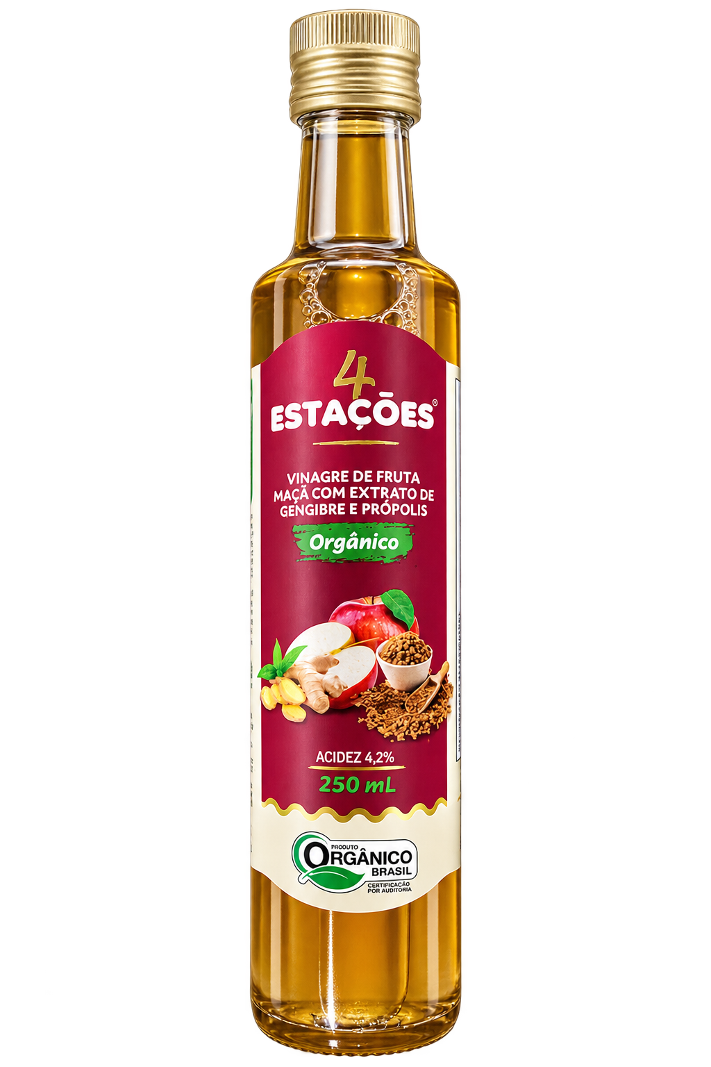 VINAGRE DE MAÇA C/ EXT GENGIBRE E PROPOLIS atacado Elmar