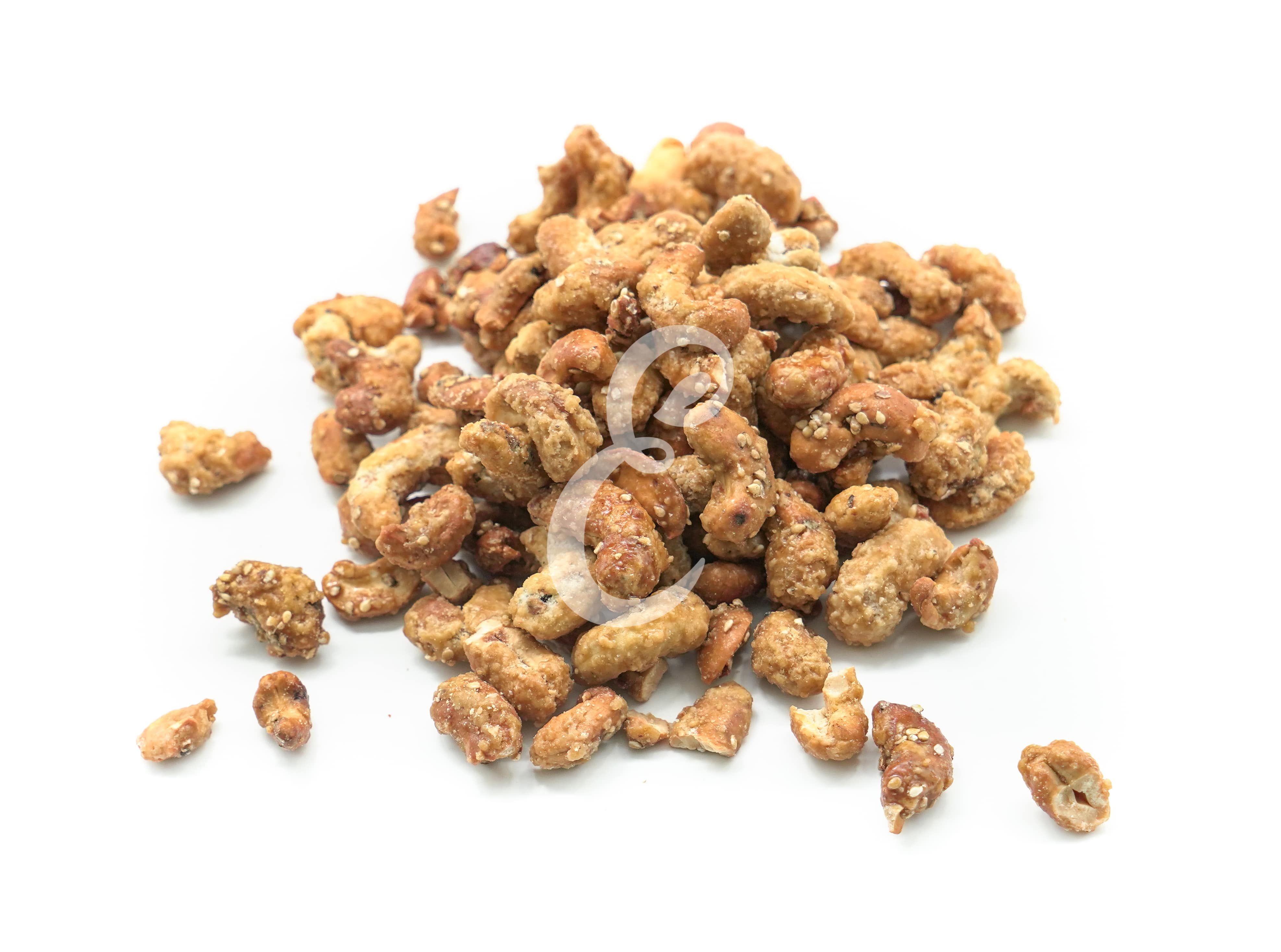 CASTANHA DE CAJU CARAMELADA C/ GERGELIM