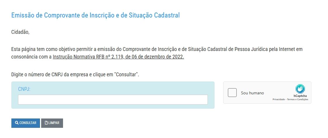 receita fazenda consultar cnpj cartao cnpj redesim