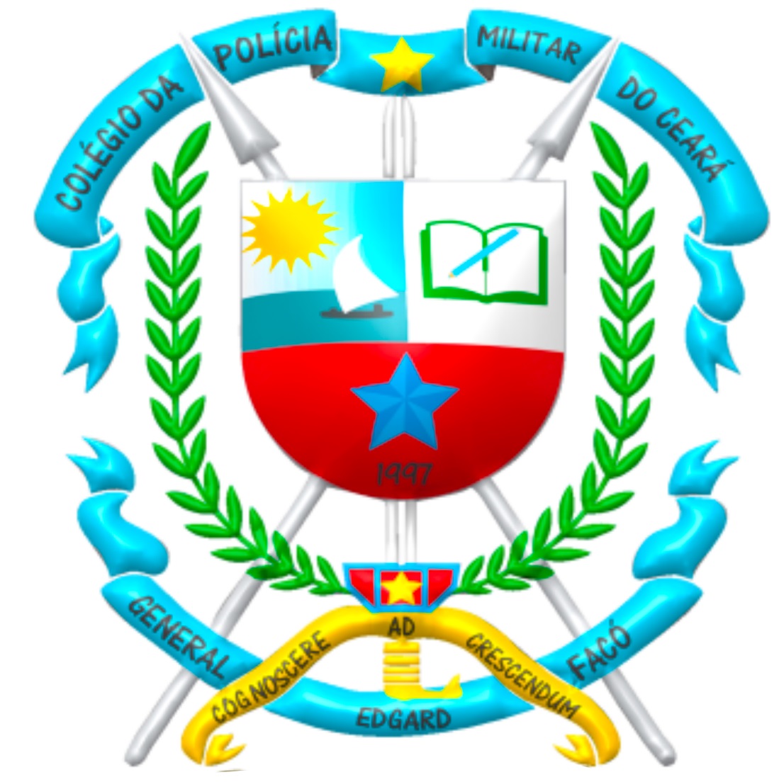 Logo da entidade 1º Colégio da Polícia Militar…