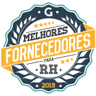 Selo Melhores Fornecedores para RH 2019.