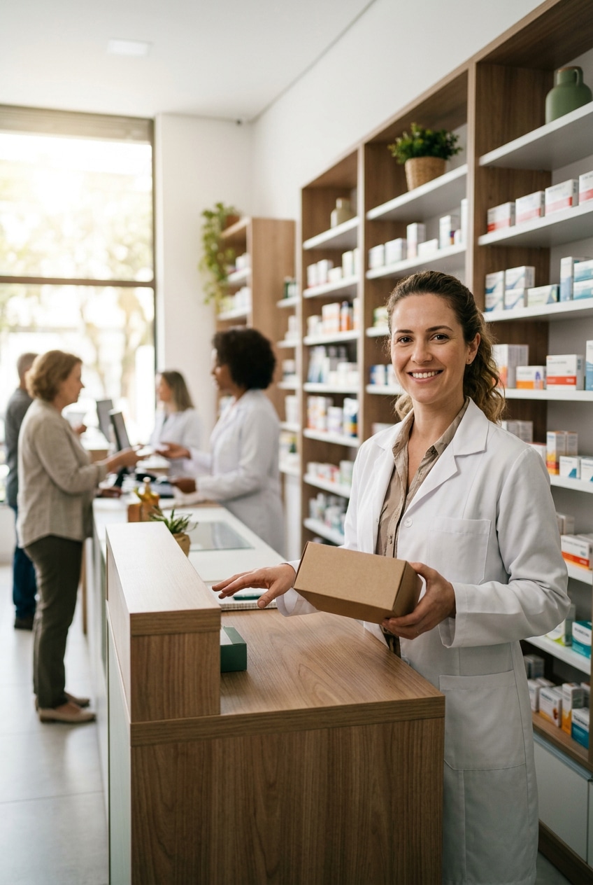 Farmácias, cosméticos e produtos médicos