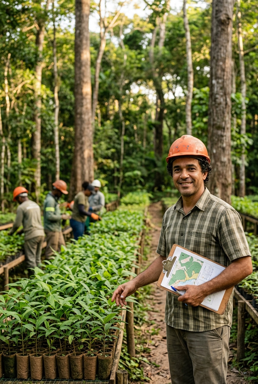 Produção florestal