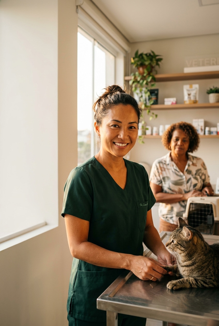 Serviços veterinários e cuidados com animais