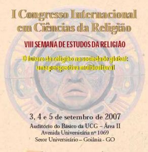 Congresso Internacional de Ciências da Religião - Goiânia - GO