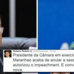 Maranhão anula sessão que aprovou impeachment