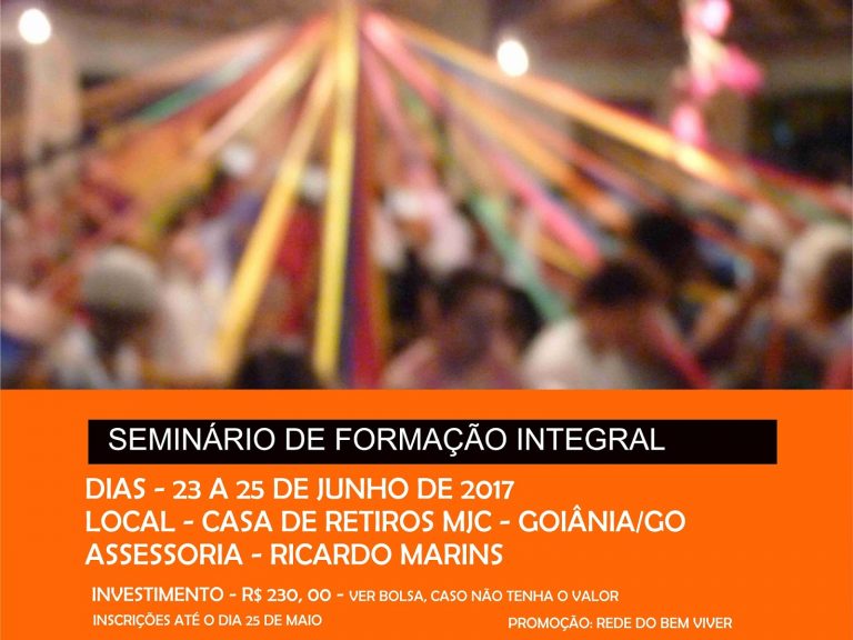 Seminário sobre Formação Integral e as práticas de educação popular