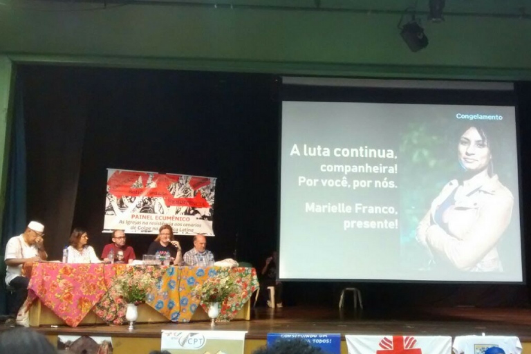 CEBI expressa sua indignação pela execução da companheira Marielle Franco