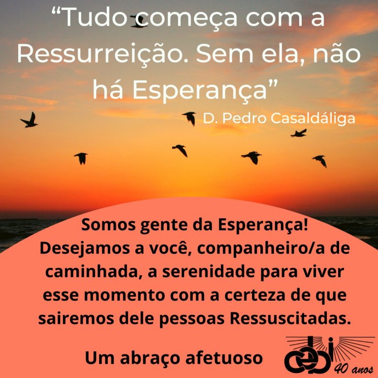 Mensagem de Páscoa 2020