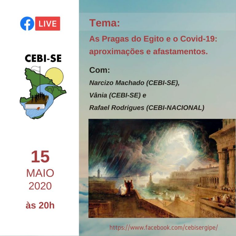 CEBI-SE realiza live sobre as pragas do Egite e o Covid-19