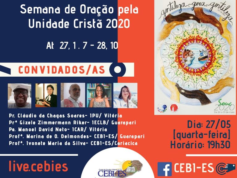 CEBI ES realiza live sobre o tema da SOUC 2020!