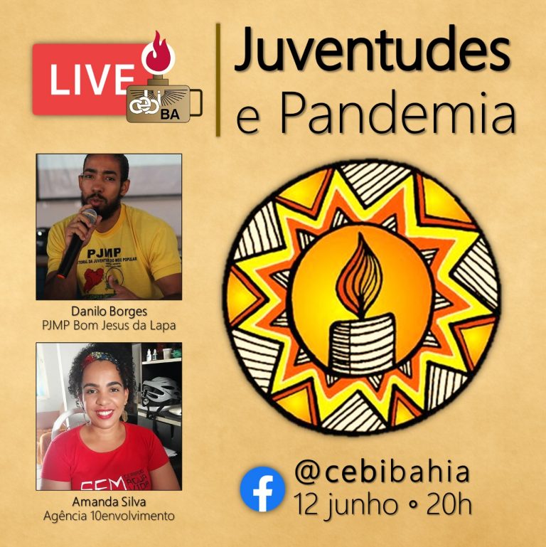 Projeto Live CEBI BA discute nesta sexta "Juventudes e Pandemia"