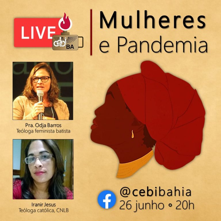CEBI Bahia- realiza amanhã "Mulher e Pandemia" (live)