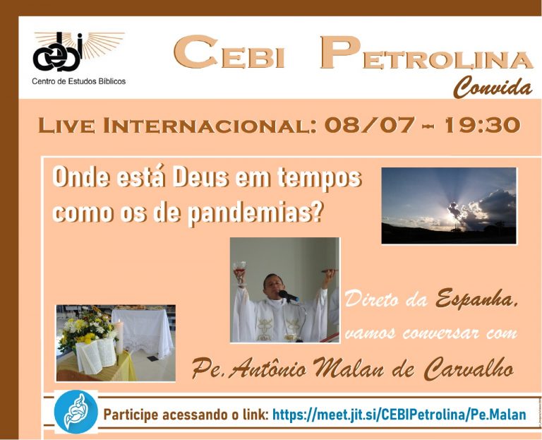 CEBI Petrolina - Onde está Deus em tempos como os de pandemias ?