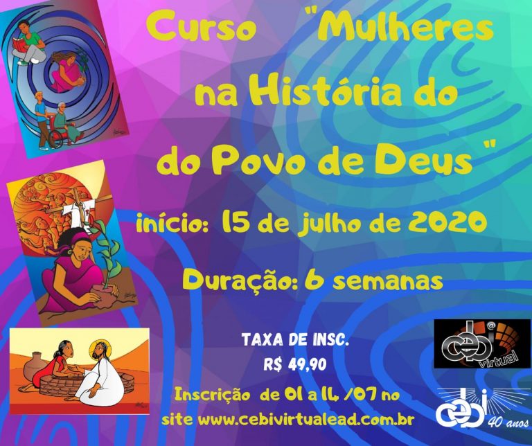 "Mulheres na história do Povo de Deus" é o novo curso do CEBI na modalidade EAD