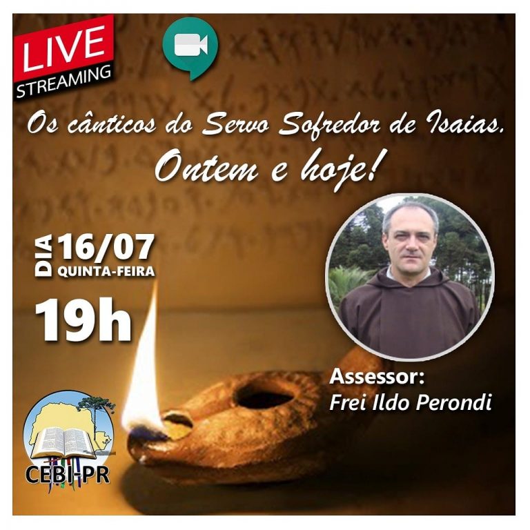 CEBI Paraná - "Os Cântigos do Servo Sofredor de Isaias-Ontem e hoje"(Live)