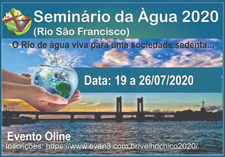 CEBI Petrolina apoia Seminário da Água 2020 (Rio São Francisco)